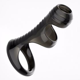 Cock Ring Reusable Silicone Delay Ejaculation Stronger Erection Sex Yoys Adult Supplies Linen Nozzle Ring Cock Sex Toys For Men - 3