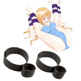 Adjustable Handcuffs & Ankle Cuffs Adult Sex Toys For Woman Couples Restraints Collar Slave Erotic Bdsm Bondage Set Fetish Games - 1