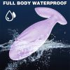 Anal Plug Sex Toys for Woman Wireless Remote Control Vibrating Eggs Dildo Clitoris Stimulator G- Spot Vibrators for Women - Purple-no box