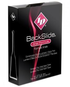 I-D Backslide Anal Lubricant .27 Fl Oz Tube - Box of 4 - TCN-7323-68