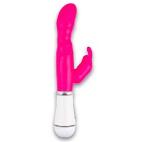 The Rabbit Double-Orgasm Vibrator Toy For Her - pink