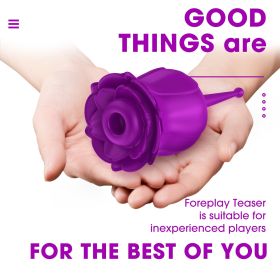 Sexy Toyzfor Women&Couple Licking&SuckinGToy for Women Female Silicone Multi-Speed VibratinGSuction Pump Female Lips Oral Tongue Massage Toy - purple