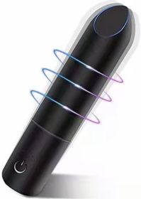 SECRET: CLITORAL VIBRATORS LIPSTICK DISCRET MINI VIBRATORS - BLACK