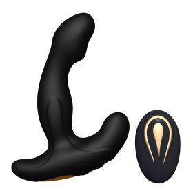 Flexible 12-Mode Vibe Prostate Massager Anal Vibrator G-Spot Stimulation - Black