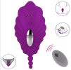 seashell 10 speeds Pink Color Remote Control clitoral vibrator invisible vibrator - Rose