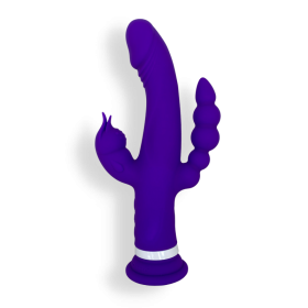 Iris- The Suction Cup Vibrator, Suction Cup Dildo - Purple