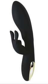 Agrippina – Waterproof Rabbit Vibrator - Black