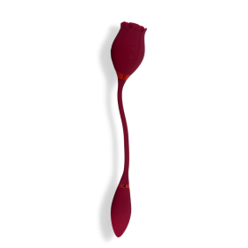 Daphne- The Blooming Rose Dual Vibrator - Red