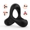 Silicone Strapon Cock Rings Penis Ring Sex Toys For Men Bondage Male Masturbator Chastity Cage Erotic Machine Sextoys Adult Shop - L