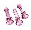 Flower Crystal Glass Anal Plug Masturbation Sex Toys For Women Men Butt Plug Adult Products Pink Prostate Massager Anal Sex Toys - 3