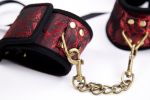 Sexy Adjustable Leather Handcuffs For Sex Toys For Woman Couples Hang Buckle Link Bdsm Bondage Restraints Exotic Accessories - handcuffs