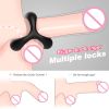 Silicone Strapon Cock Rings Penis Ring Sex Toys For Men Bondage Male Masturbator Chastity Cage Erotic Machine Sextoys Adult Shop - L