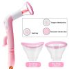 Sucking Vibrator Blowjob Tongue Licking supcionador clitoral Stimulator Telescopic Dildo Vibrator Vagina Sex Toy for Women - Pink