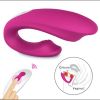 Wireless Remote control Wearable Vibrator for couples clitoral stimulation  - red