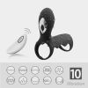 CR-DZ Centaur lock fine ring with remote black - black