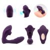 Sucker vibrator;  wear yin sucking masturbator;  second tide rose sex toy - Purple