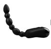 Double shock tidal blown back stimulation Deformation God Whip BDSM - black