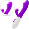 Double Use Rose, Stimulation Suction, Suck & Lick Pleasure Quiet, Functional Sucking Women (Rose red)  - Purple