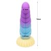 Colorful Silicone Threaded Anal Plug Buttplug for Men Women Masturbation Anal Dildos Soft Sex Toys Prostate Sex Shop Butt Plug - Coffe