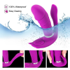 Naughty Cat 3Motor Waterproof Wireless Remote Control USB Rechargeable G-spot Panty Vibrator - PURPLE