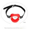 Sex Slave Silicone Lips O Ring Open Mouth Gag Oral Fetish Bdsm Bondage Restraints Erotic Toy Sex Toy for Couples Women Sex Shop - Rose