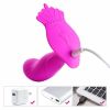 Wearable Wireless Remote Control G-spot Vibrator Anal Sex Toys for Women Couples - pink