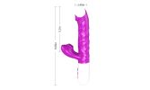 3-in-1 G-spot Thrust Rotation Vibrator with 7 Sucking Modes Sex toy - Purple