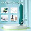 G Spot Vibrator Dildo with 10 Vibration Modes, Powerful Vibrating Massagers for Clitoral Vagina and Anal Stimulation - Green