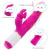 U-shaped Vibe Toy Rose Toy Sucking Toyz for Women Pleasures; Licking & Suction Toy with 10 Magic Modes & Full Waterproof & Rechargeable - red