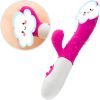 U-shaped Vibe Toy Rose Toy Sucking Toyz for Women Pleasures; Licking & Suction Toy with 10 Magic Modes & Full Waterproof & Rechargeable - red