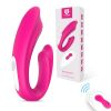 Wireless Remote control Wearable Vibrator for couples clitoral stimulation  - red