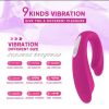 Wireless Remote control Wearable Vibrator for couples clitoral stimulation  - red