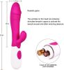 Double Use Rose, Stimulation Suction, Suck & Lick Pleasure Quiet, Functional Sucking Women (Rose red)  - Rose Red