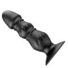 10 Speeds Anal Plug Vibrator Prostate Massager Remote Contro - BLACK