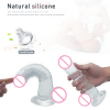 Skin Feeling Realistic Dildo Soft Material Huge Big Penis with Suction Cup Sex Toys for Woman Strapon Female Masturbation - L